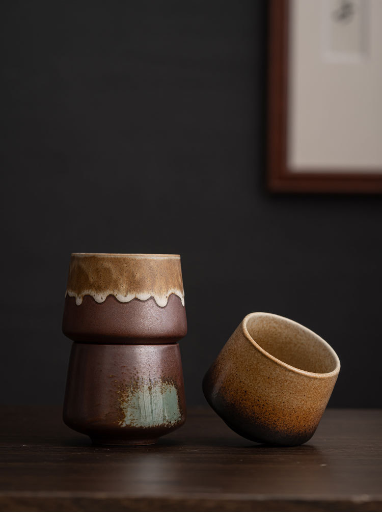 Japanese Retro ceramic cafe cup manufacturer