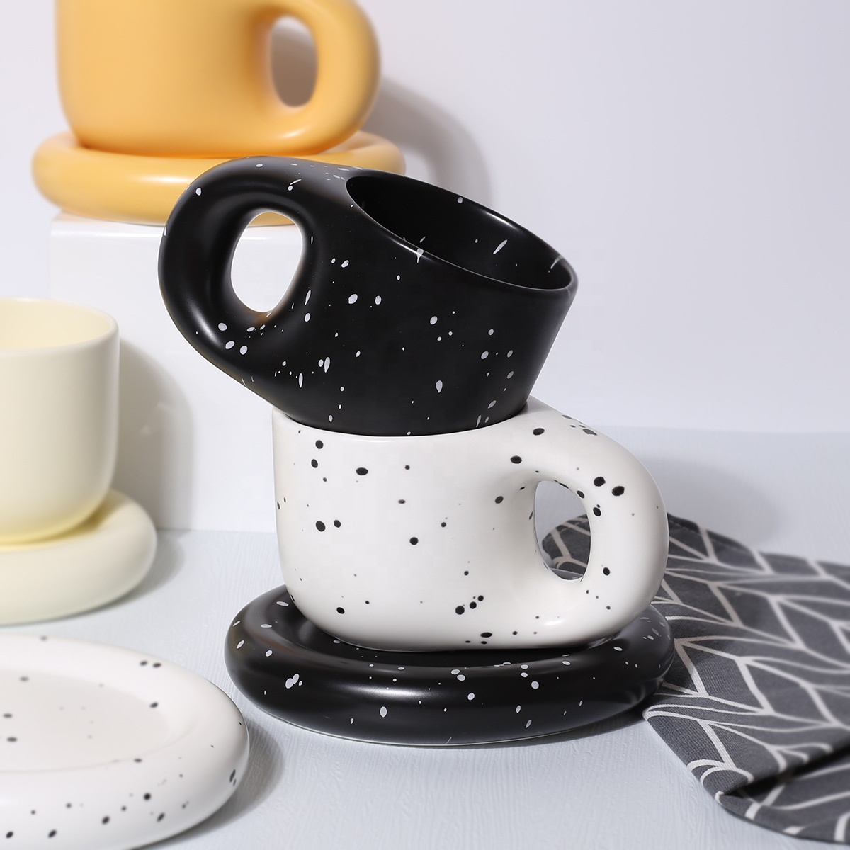 Chubby tea cup set manufacturer