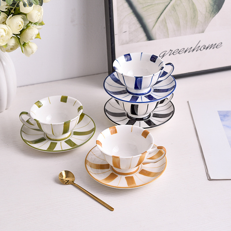 Retro Ceramic Coffee Mug Set Manufacturer