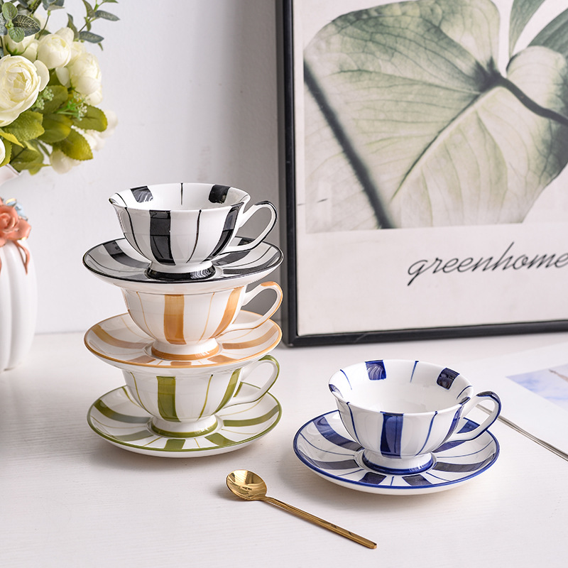 Retro Ceramic Coffee Mug Set Manufacturer
