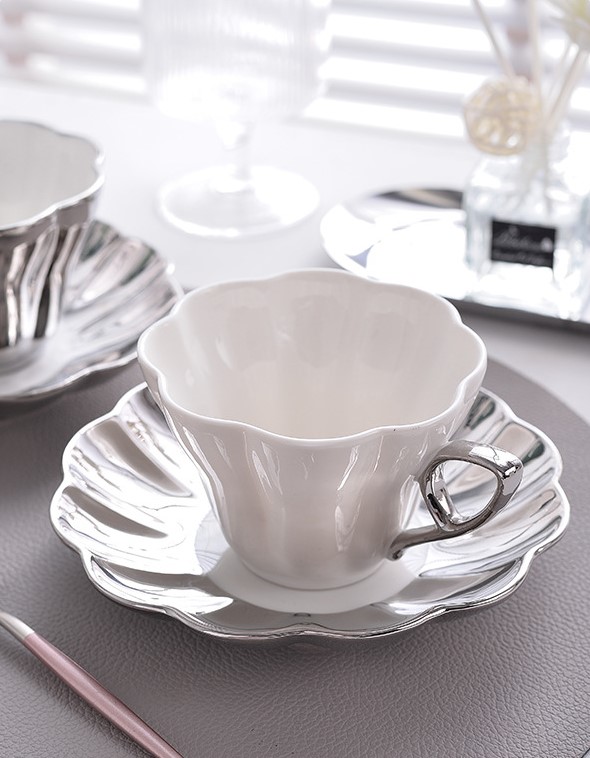 Electroplated Silver Tea Cup Set Manufacturer