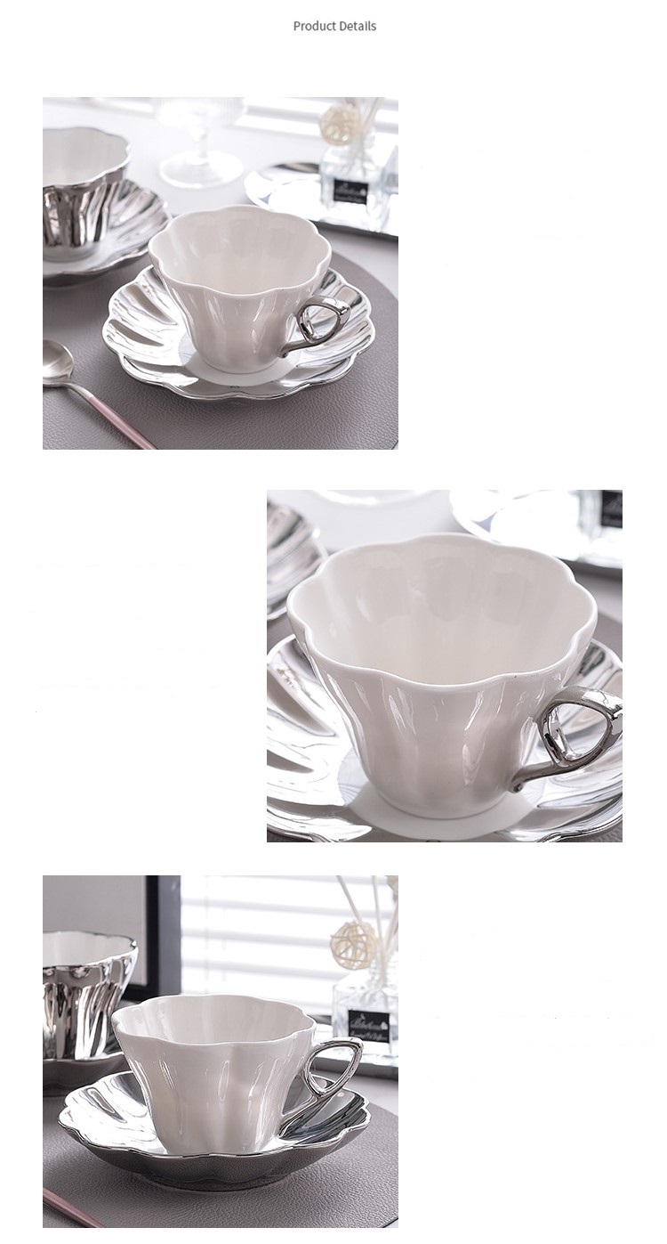 Electroplated Silver Tea Cup Set Manufacturer