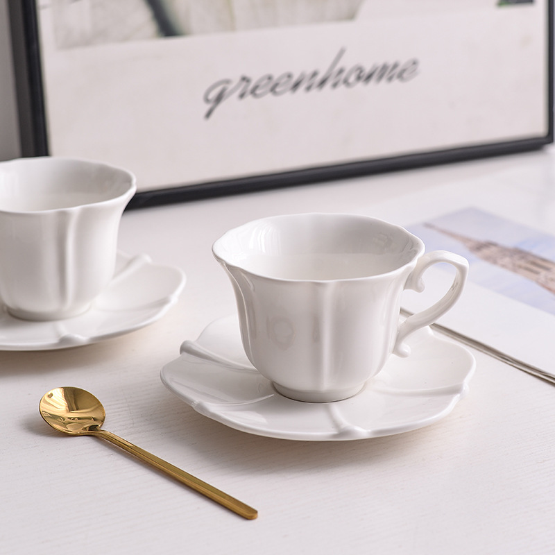 British White Coffee Mug Set Manufacturer