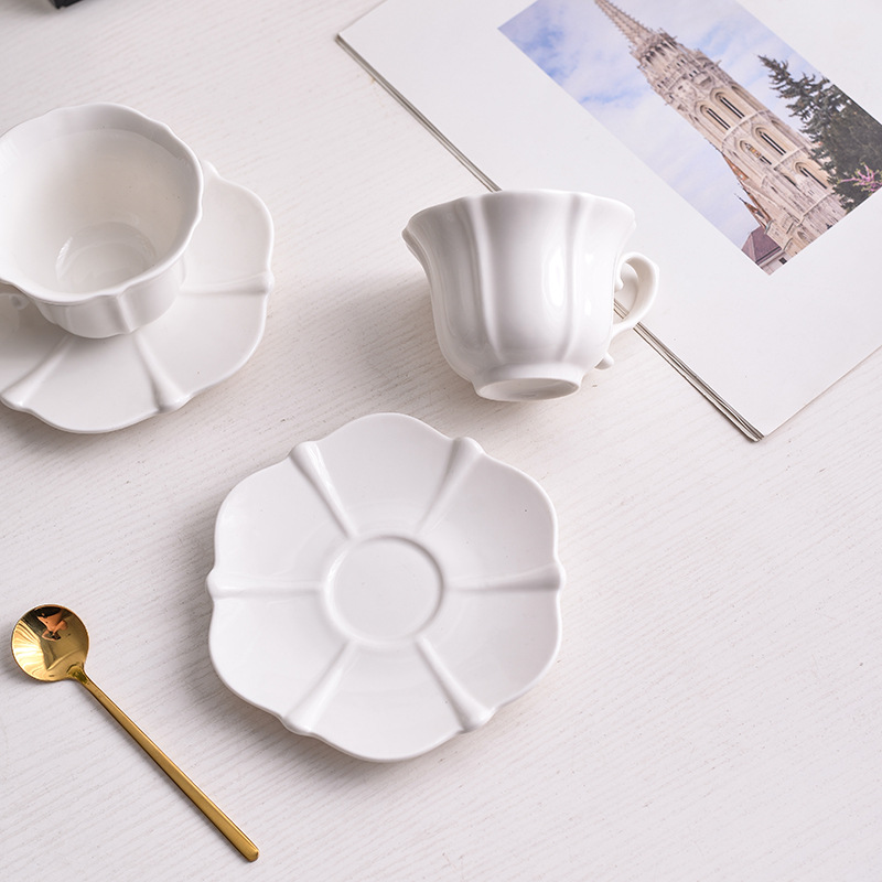 British White Coffee Mug Set Manufacturer