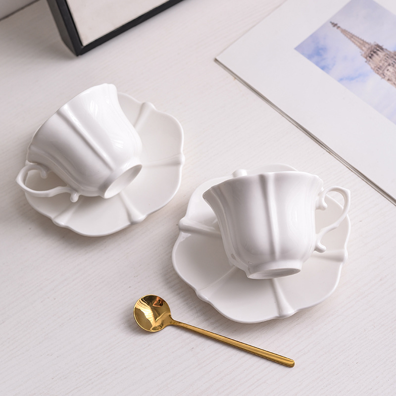 British White Coffee Mug Set Manufacturer