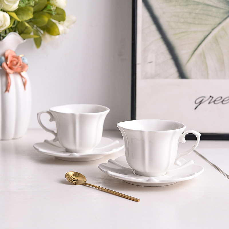 British White Coffee Mug Set Manufacturer