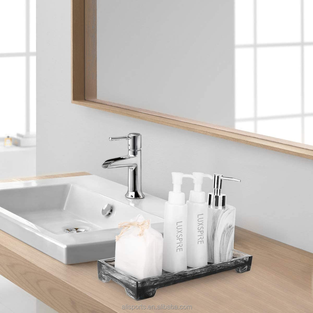 Clear Black Catchall Dresser Tray Decor Manufacturer