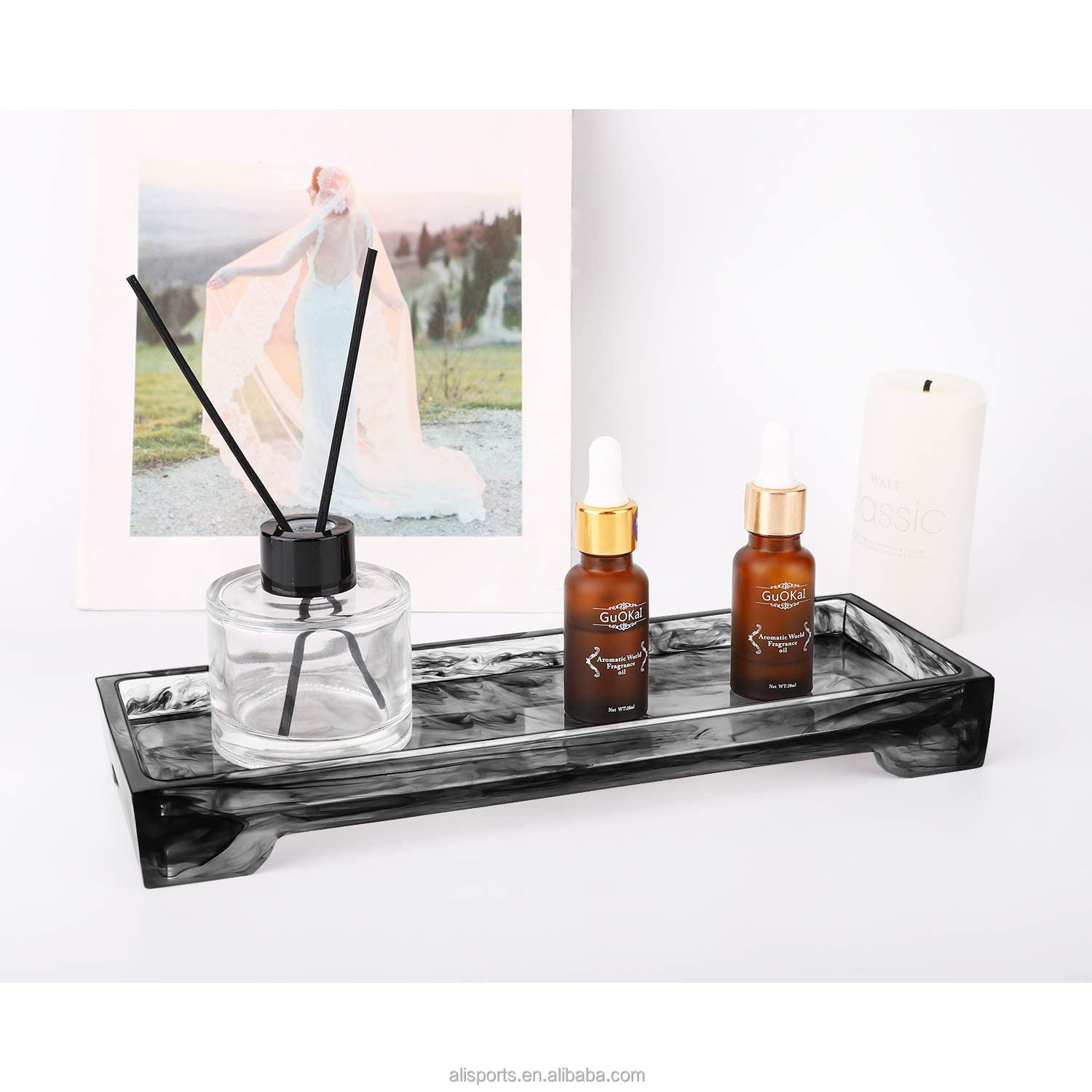 Clear Black Catchall Dresser Tray Decor Manufacturer