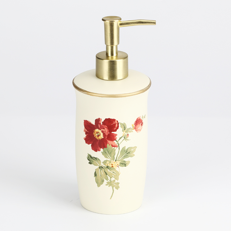 Yellowish Rose Resin Bathroom Accessories Manufacturer
