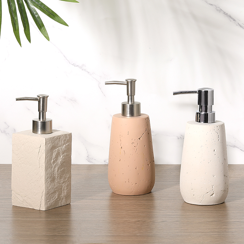 Pure Color Cement Lotion Pump Bottle Manufacturer