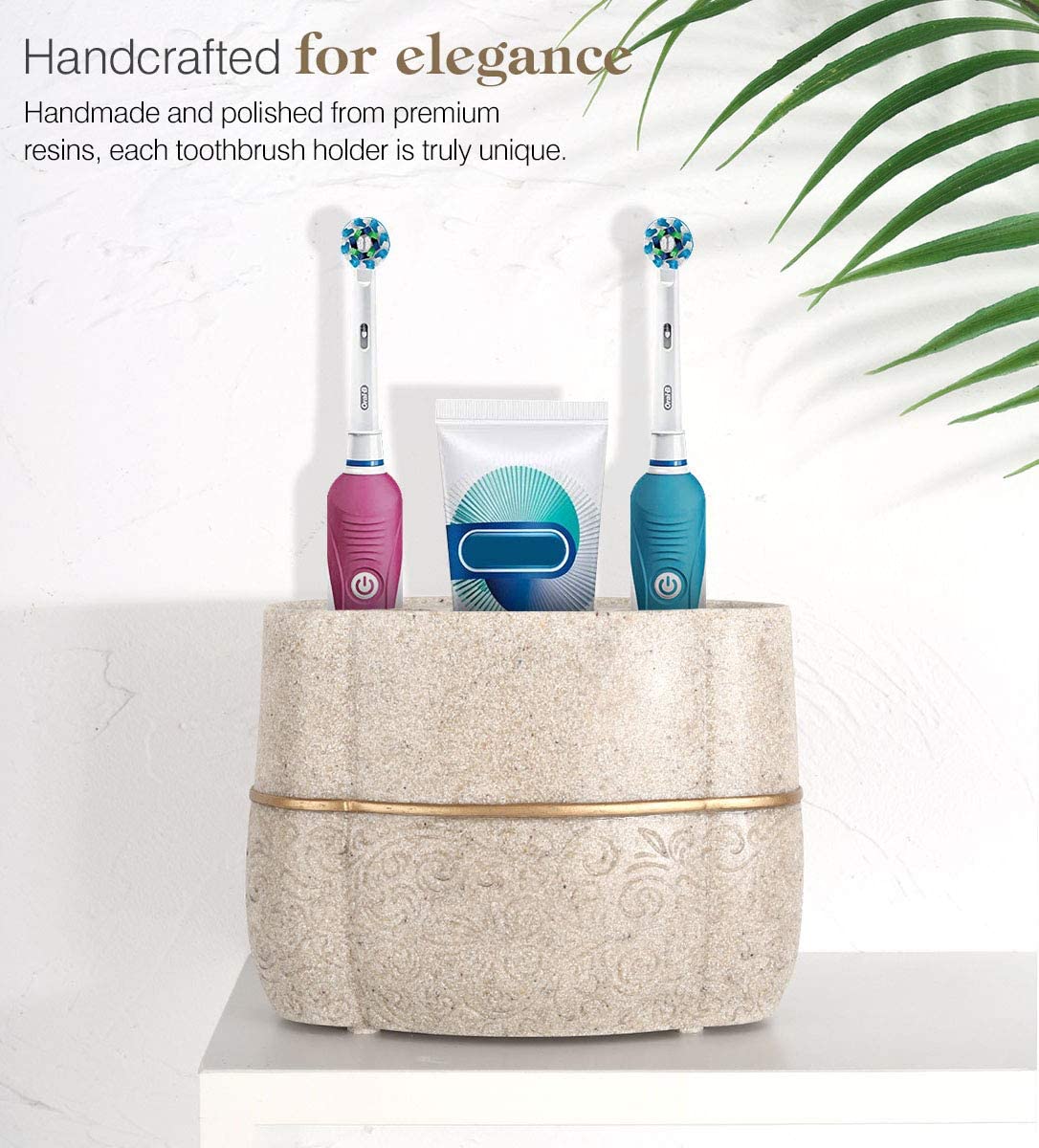 Bathroom Resin Toothbrush Organizer Manufacturer