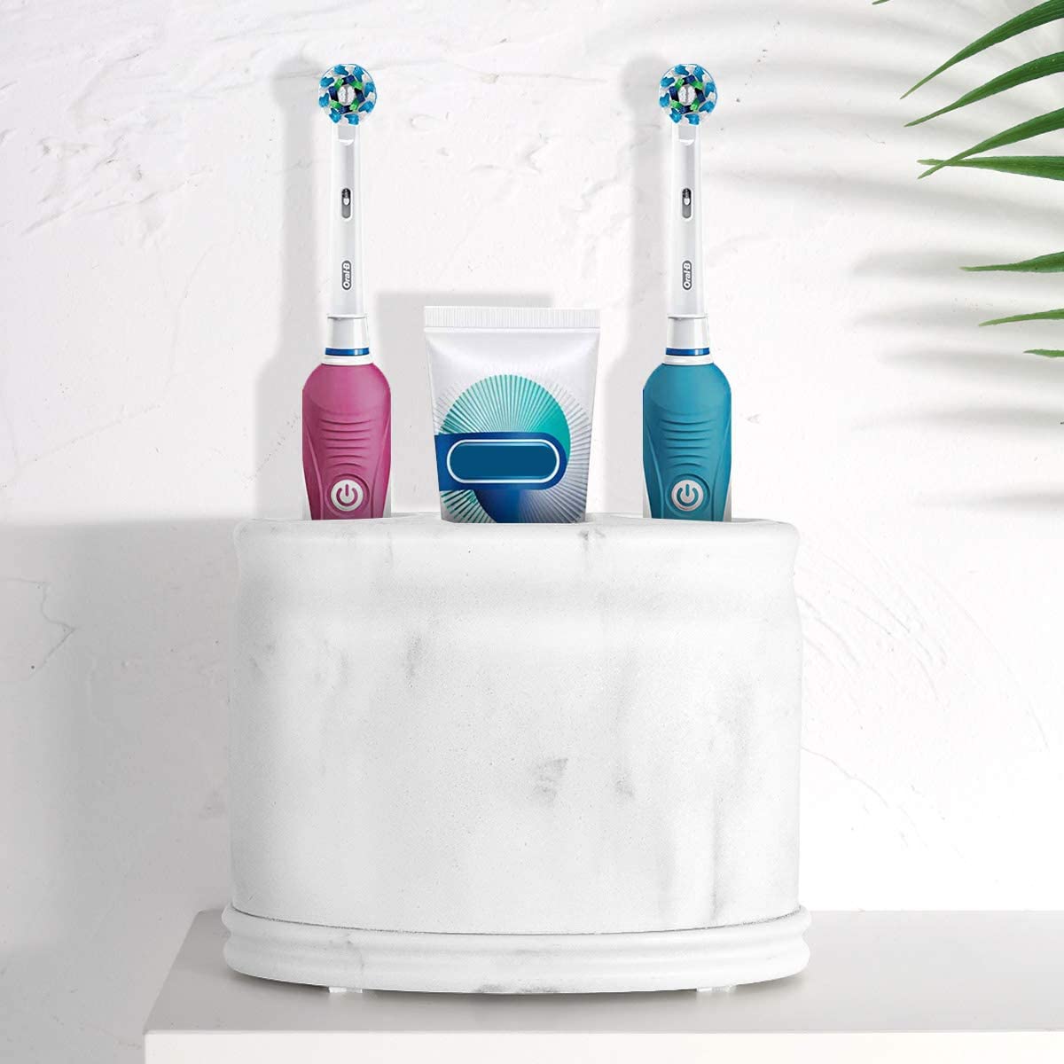 Resin Marble Pattern Toothbrush Stand Manufacturer