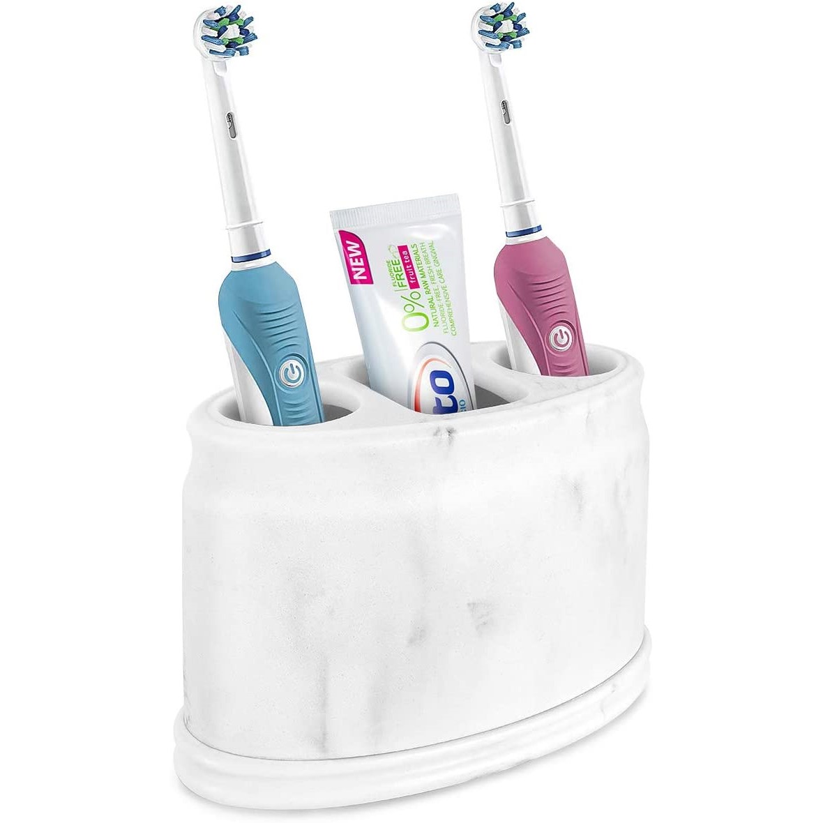 Resin Marble Pattern Toothbrush Stand Manufacturer
