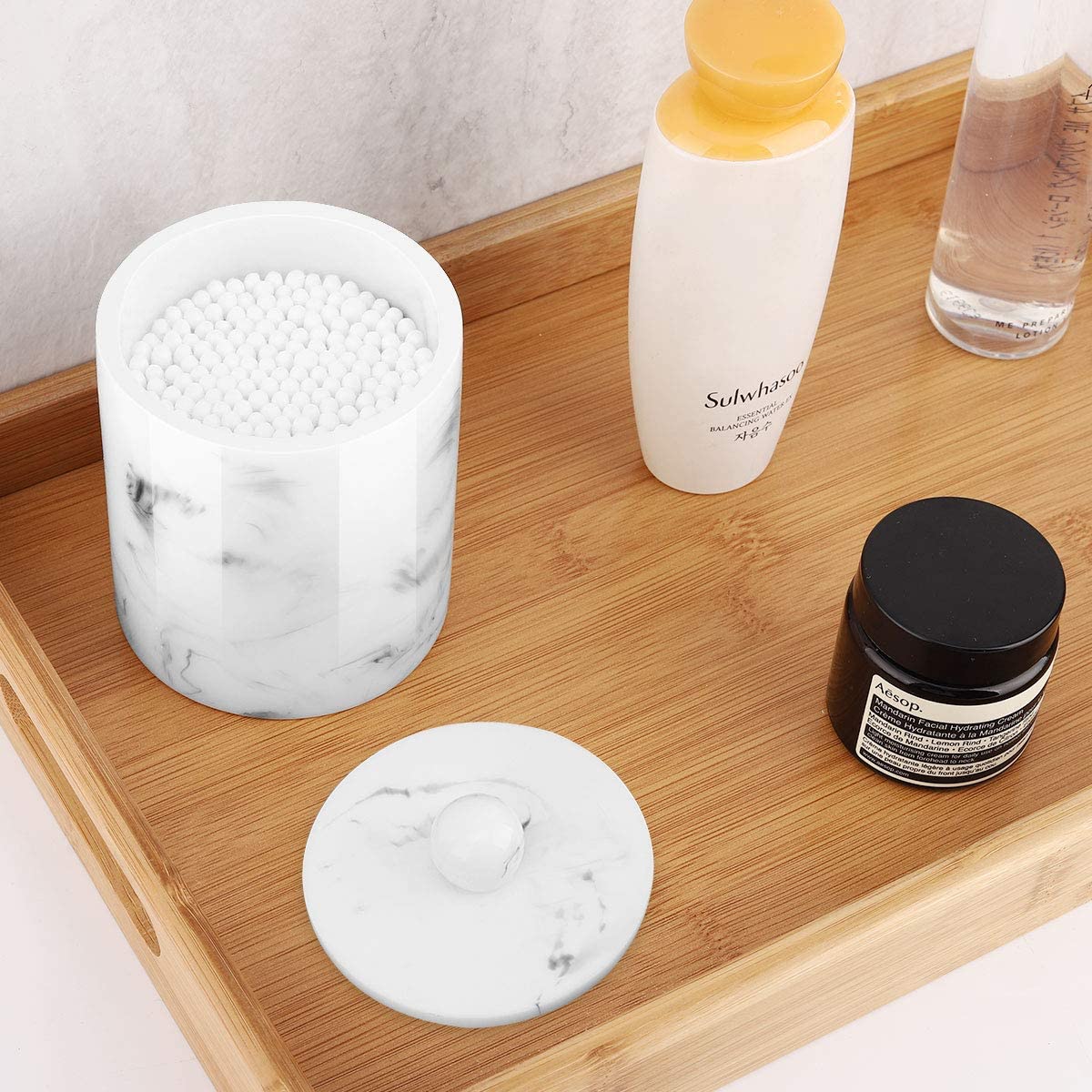 Round Shape Resin Cotton Jar Manufacturer