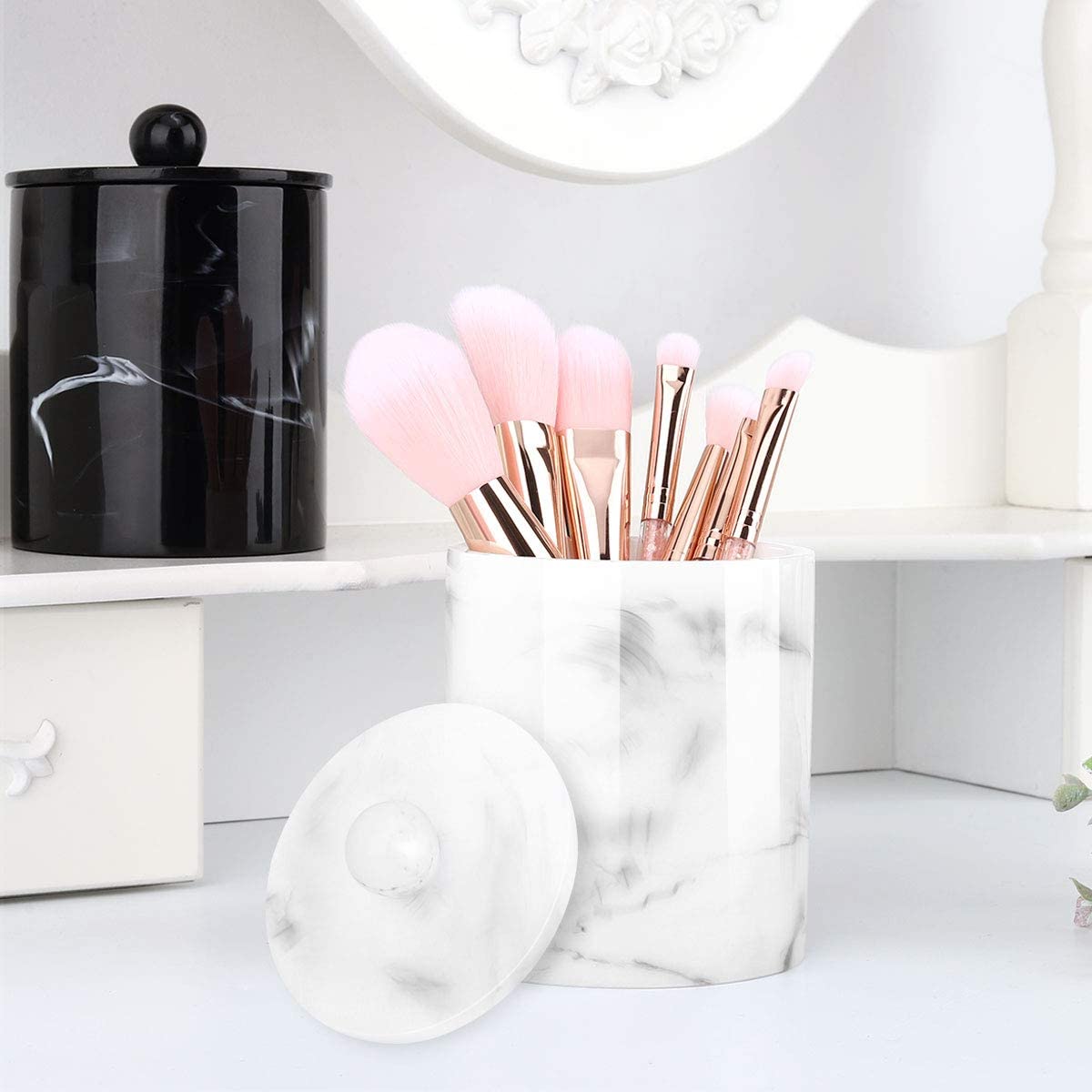 Round Shape Resin Cotton Jar Manufacturer