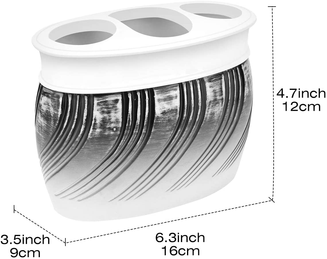 Hygienic Handmade 3 Slots Toothbrush Holder Manufacturer