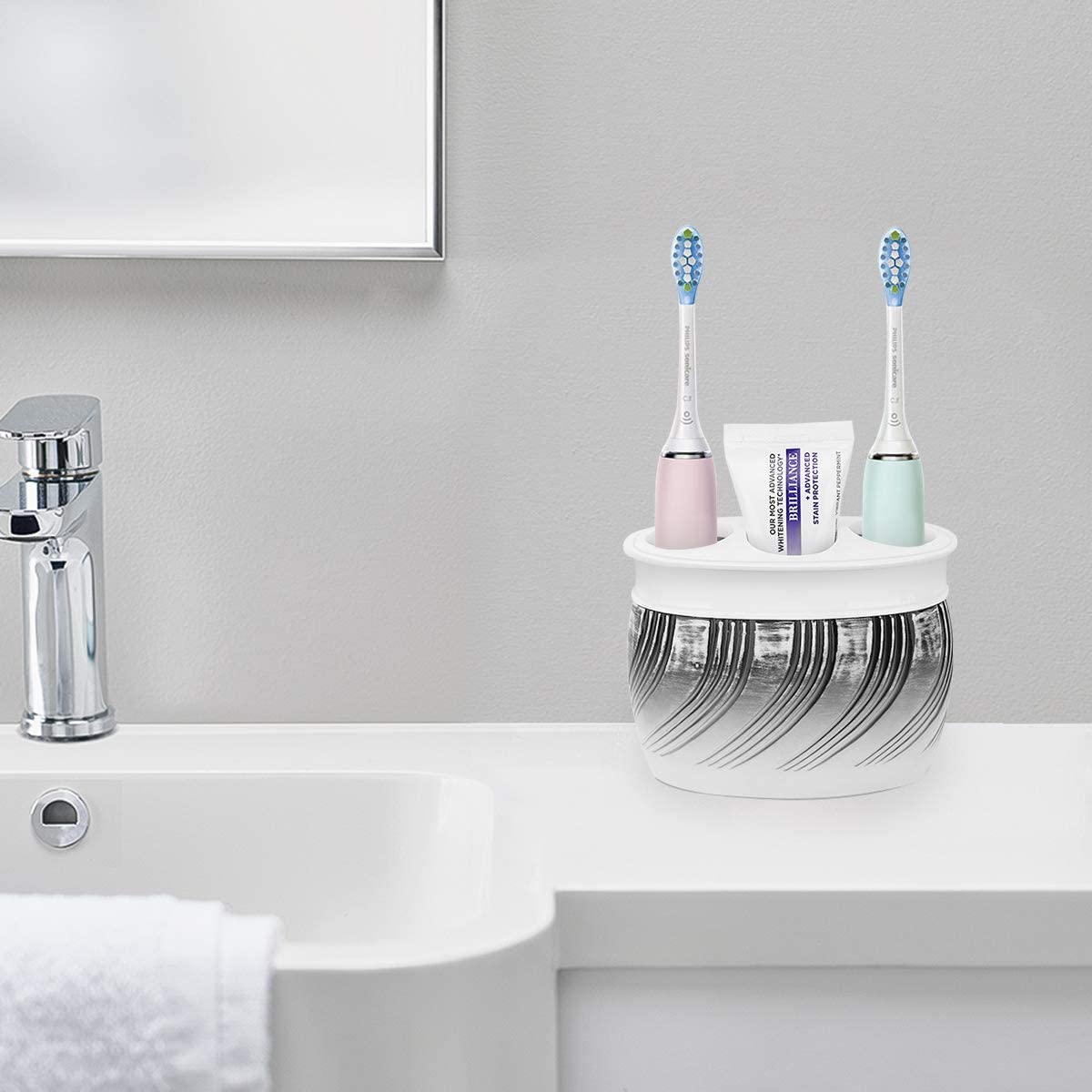 Hygienic Handmade 3 Slots Toothbrush Holder Manufacturer