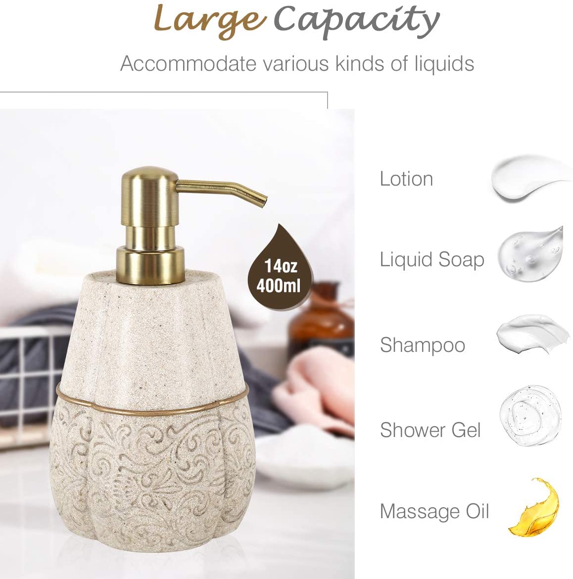 Resin Lotion Pump Bottle Manufacturer
