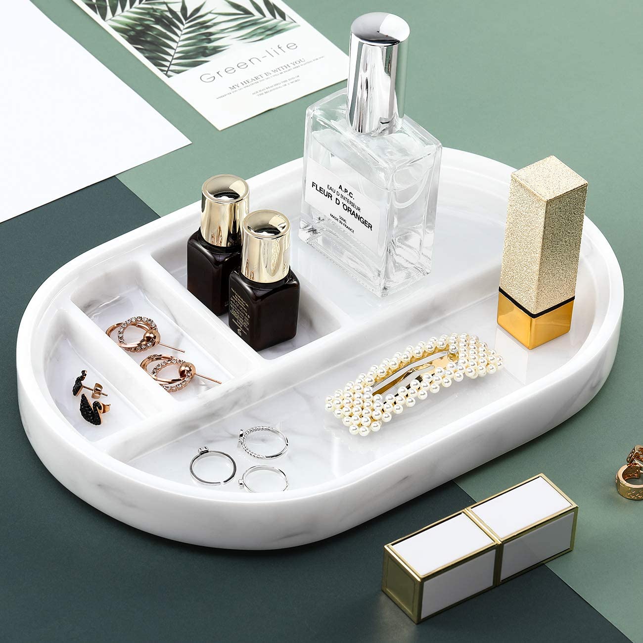 5 Divided Compartments Jewelry Tray Manufacturer