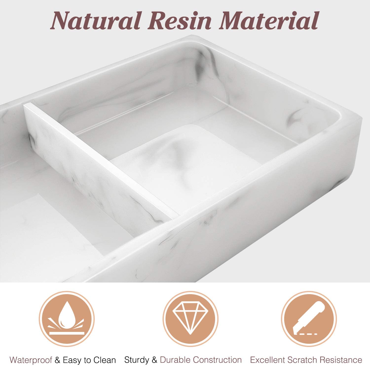 Double Compartment Resin Tray Manufacturer