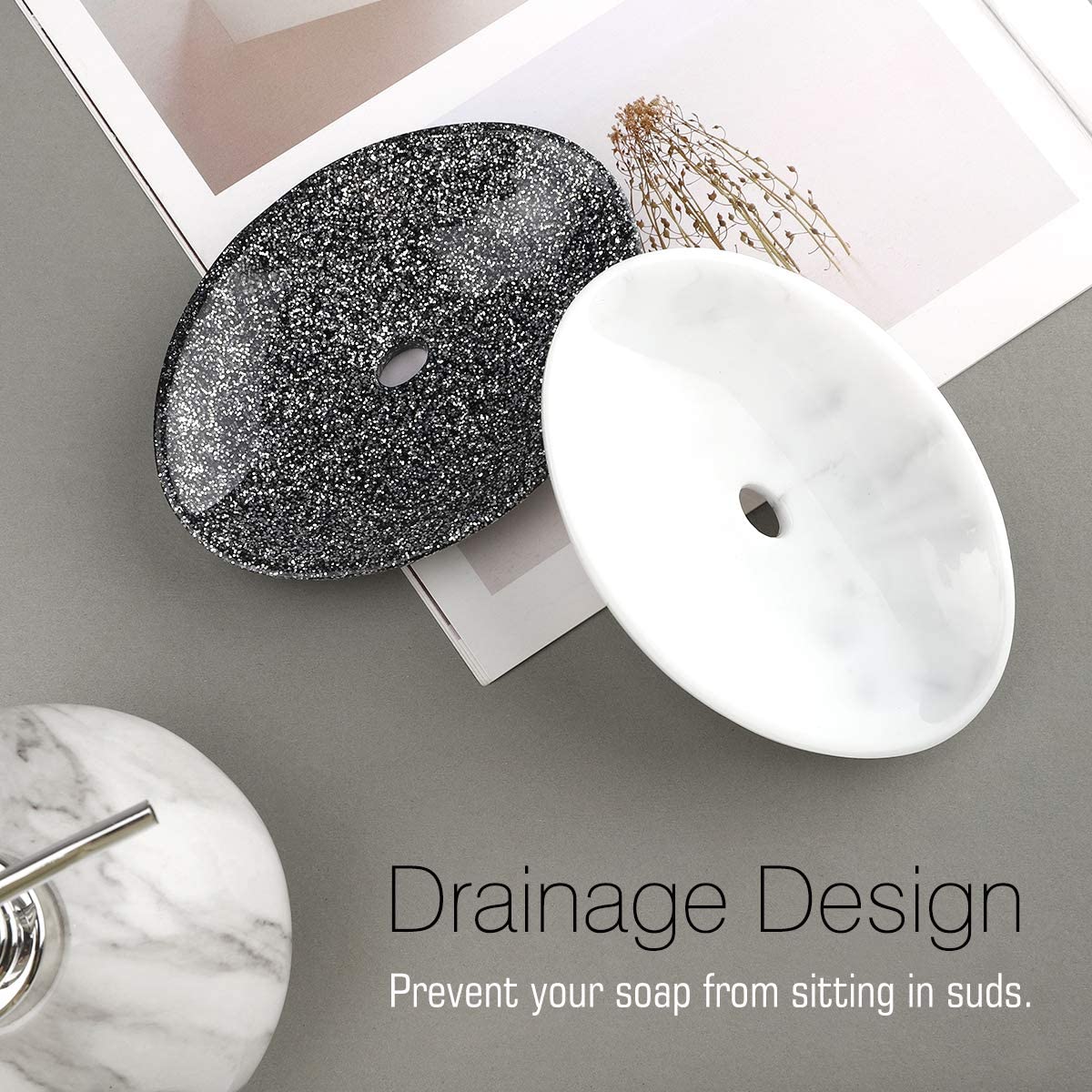One hole Resin Bathroom Soap Dish Manufacturer