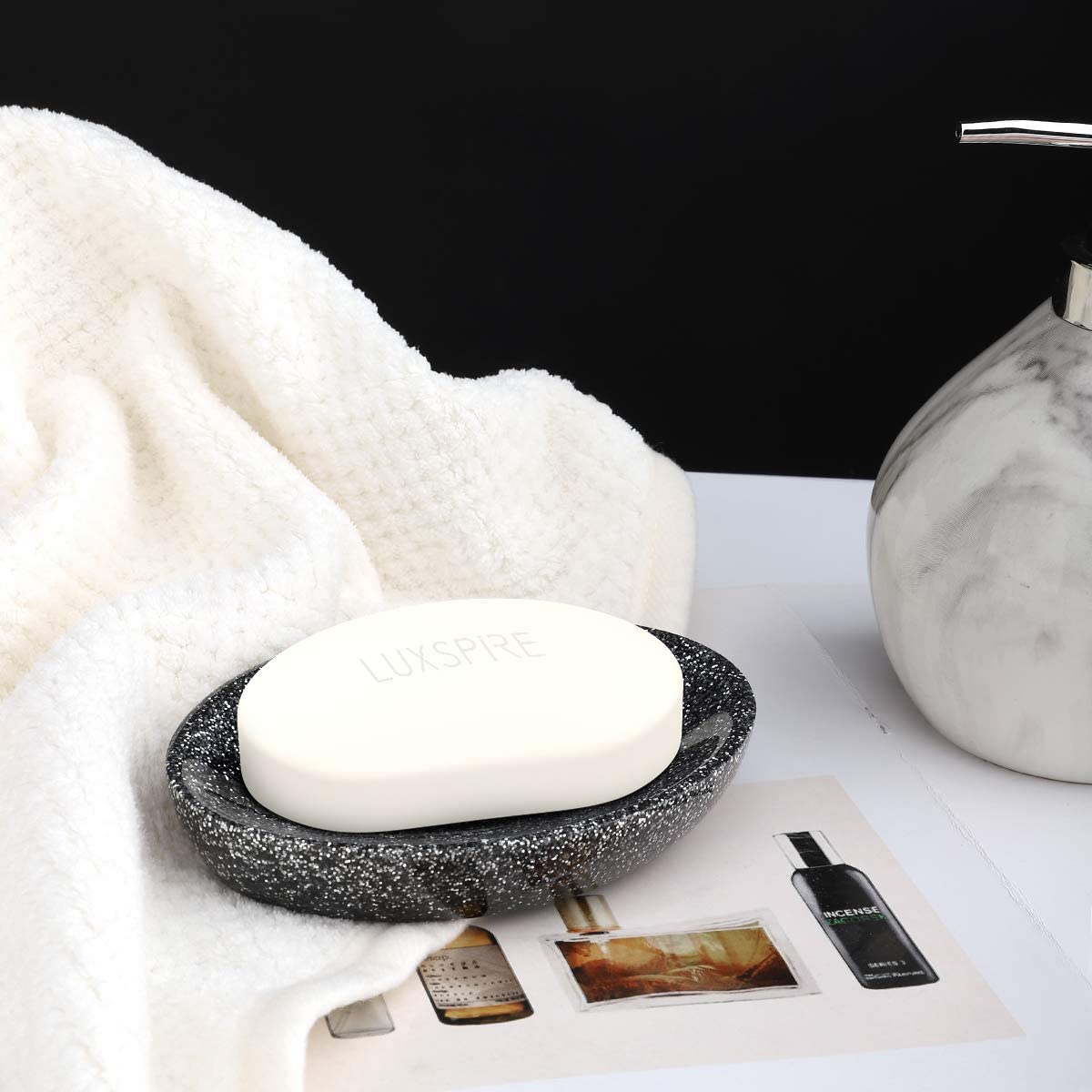 One hole Resin Bathroom Soap Dish Manufacturer
