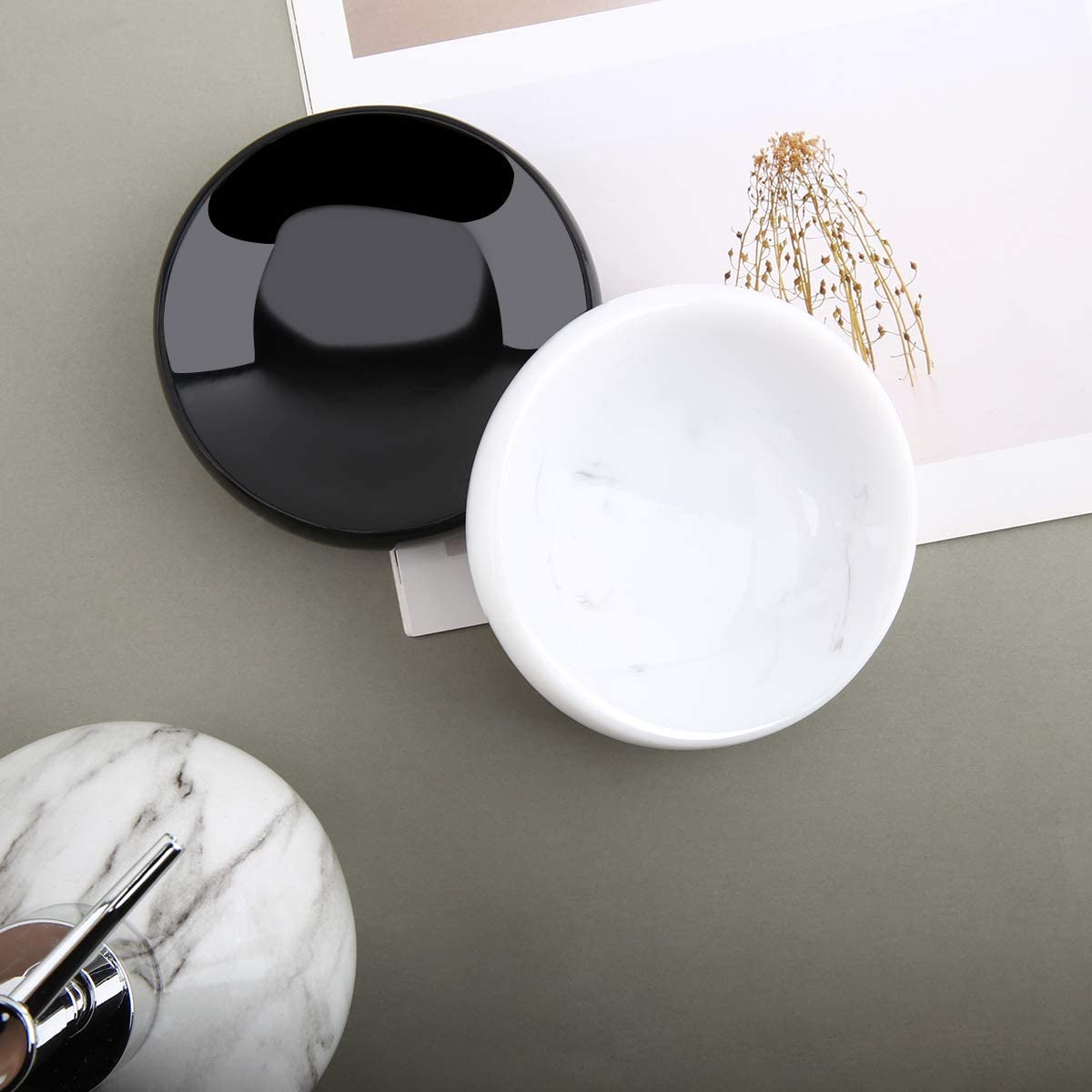 Bathtub Round Resin Soap Holder Manufacturer