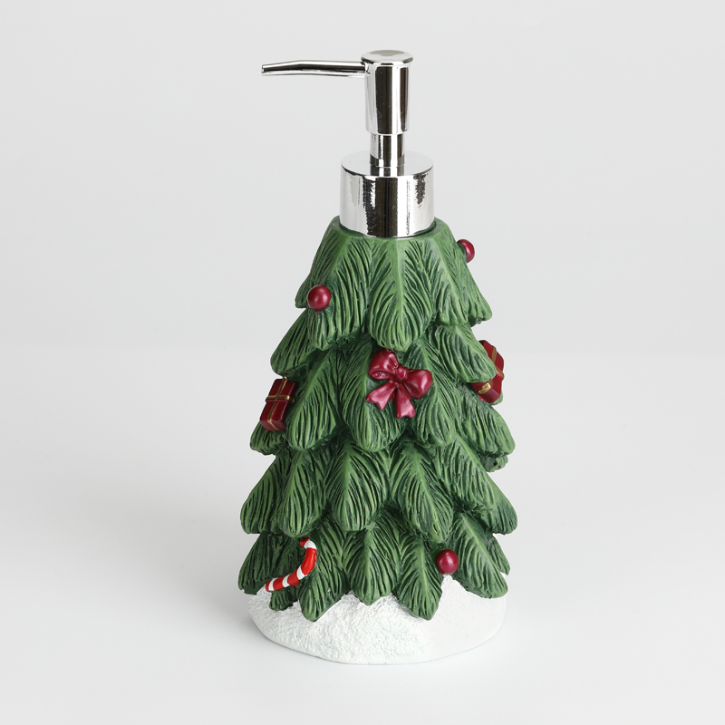 Resin Christmas Tree Lotion Dispenser Manufacturer