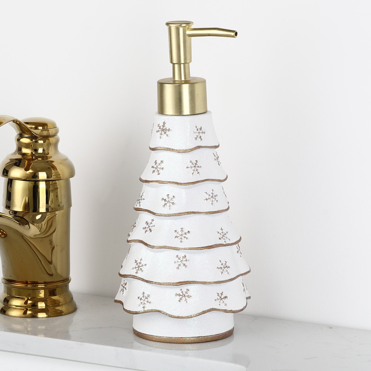 Resin Christmas Tree Lotion Dispenser Manufacturer