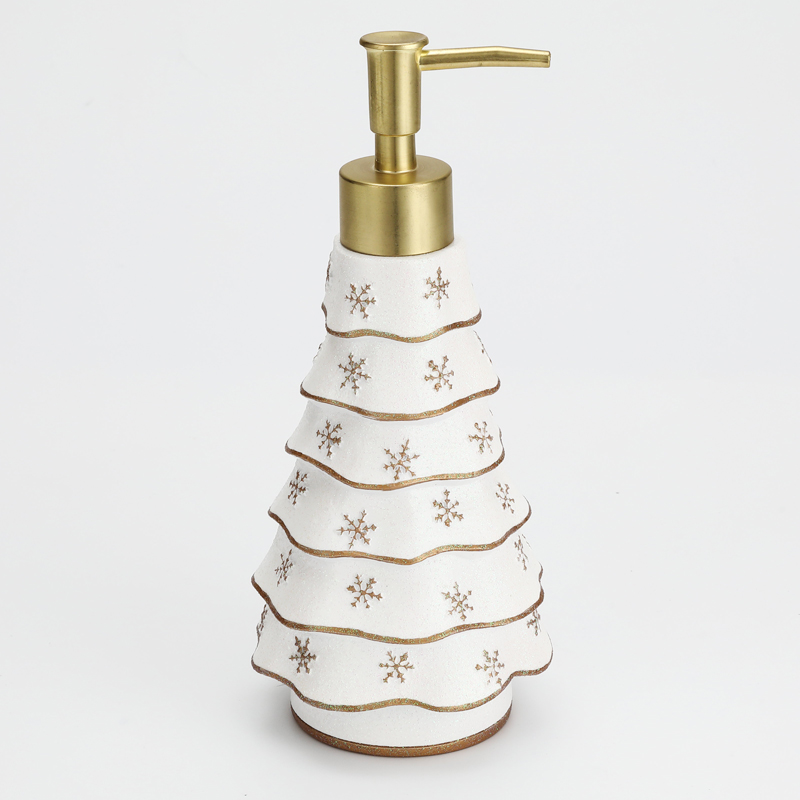 Resin Christmas Tree Lotion Dispenser Manufacturer