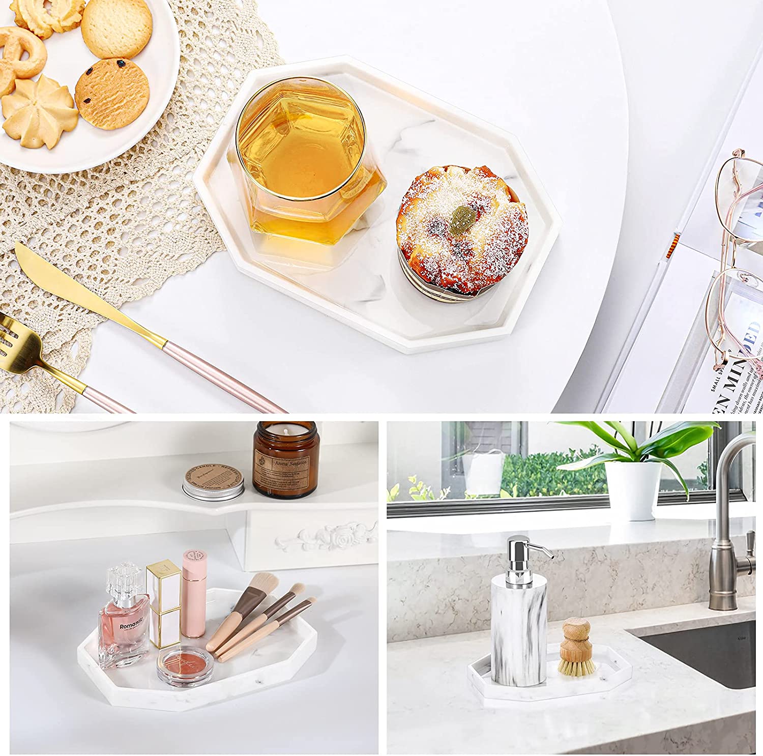 Marble Pattern Decorative Trays Manufacturer