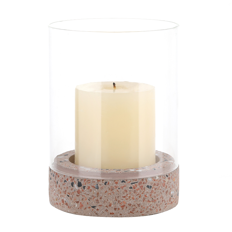 Glass Cover Cement Candle Supporter Manufacturer