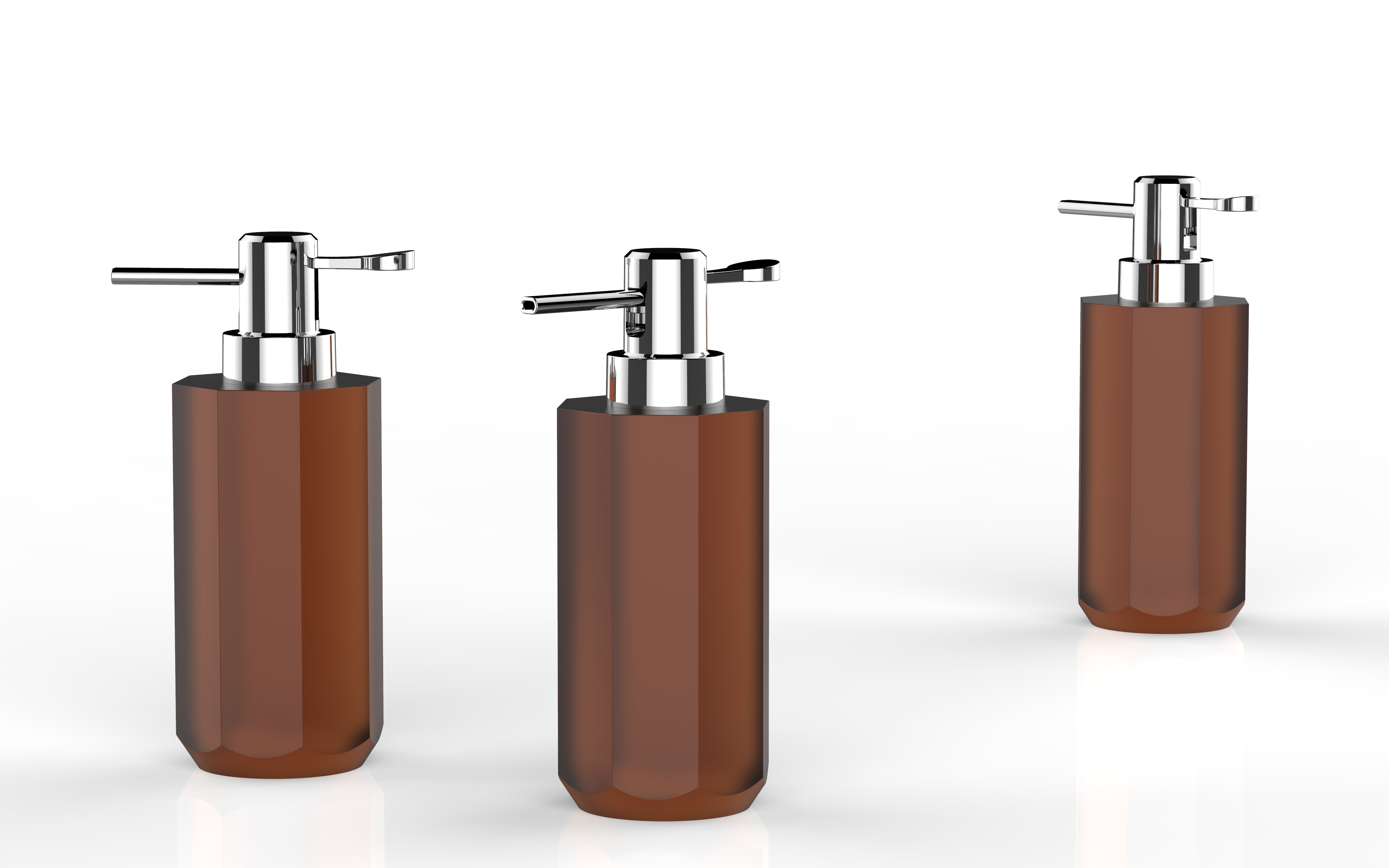 Clear Resin Refillable Shampoo Container Manufacturer