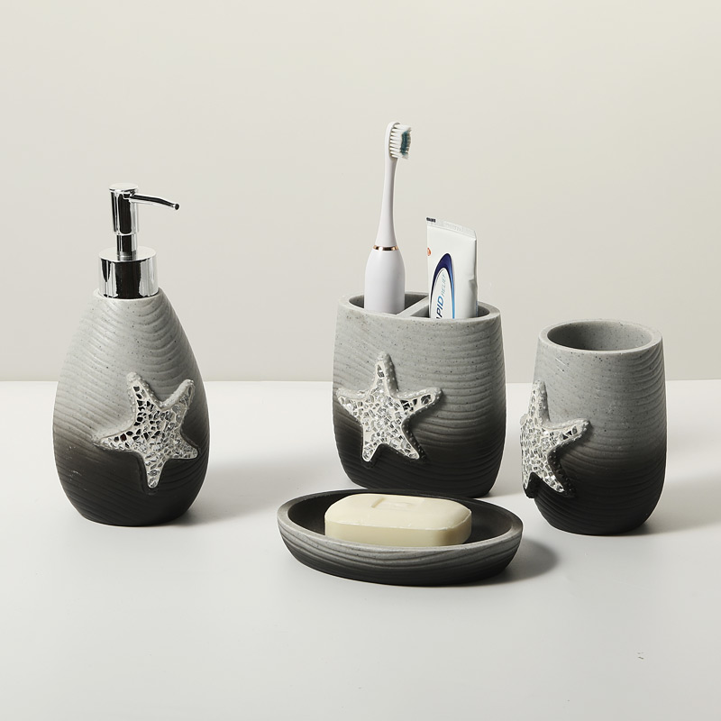Bathroom Resin Refillable Shampoo Sets Manufacturer