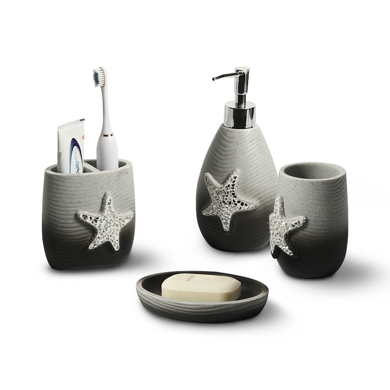 Bathroom Resin Refillable Shampoo Sets Manufacturer