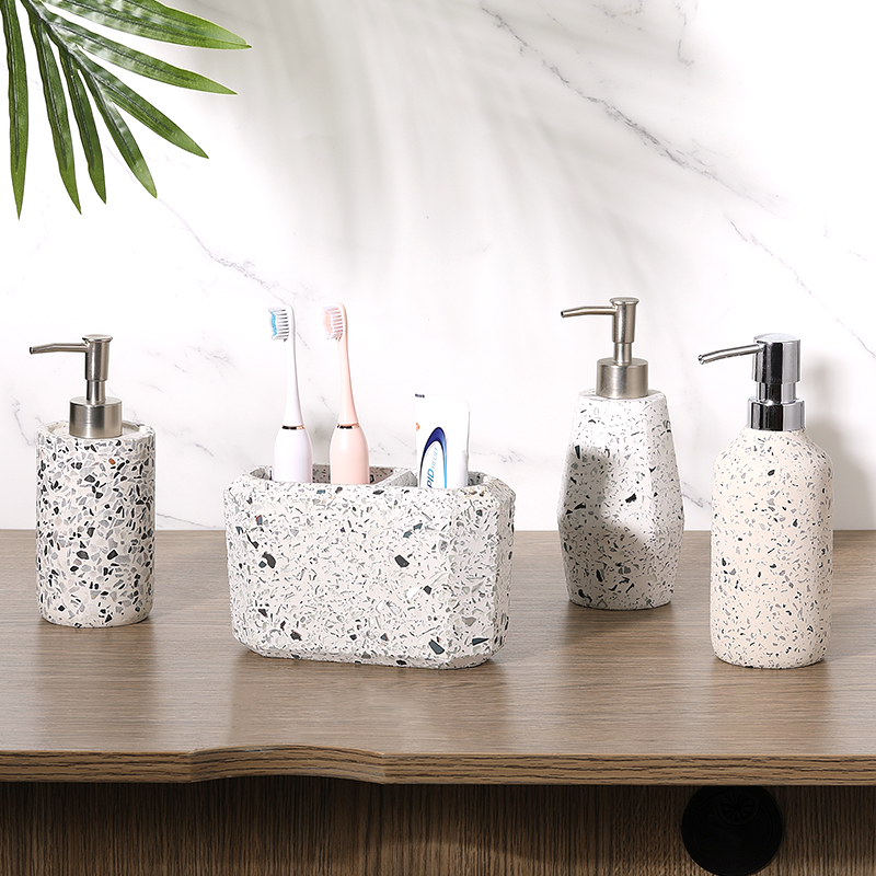 Terrazzo Cement Bathroom Dispenser Manufacturer
