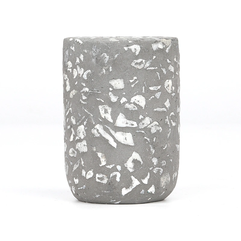 Cylindrical Cement Candle Labra Manufacturer
