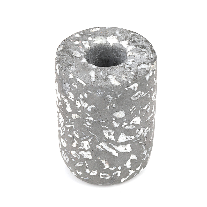 Cylindrical Cement Candle Labra Manufacturer