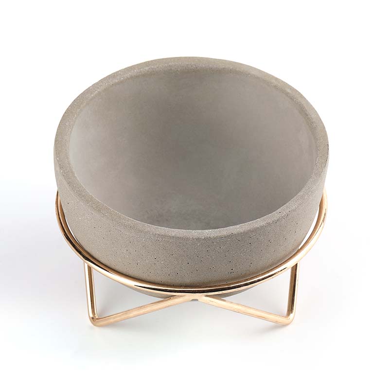 Round Terrazzo Cement Flowerpot Manufacturer
