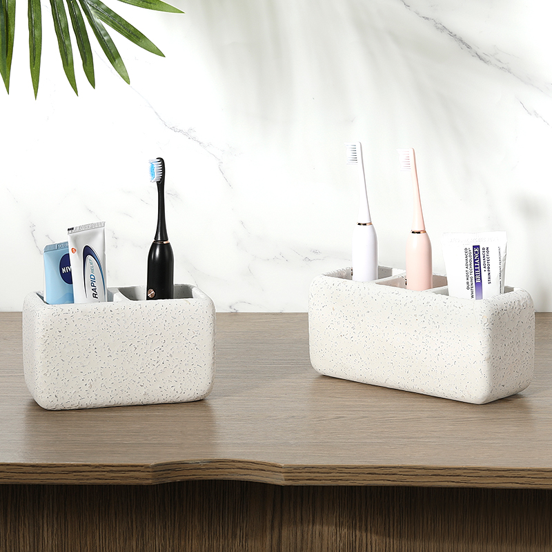 Cement Bathroom Accessories Toothbrush Storage Manufacturer