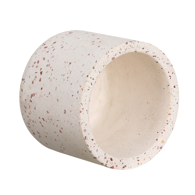 White Terrazzo Outdoor Planter Manufacturer