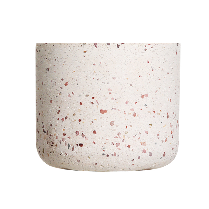 White Terrazzo Outdoor Planter Manufacturer