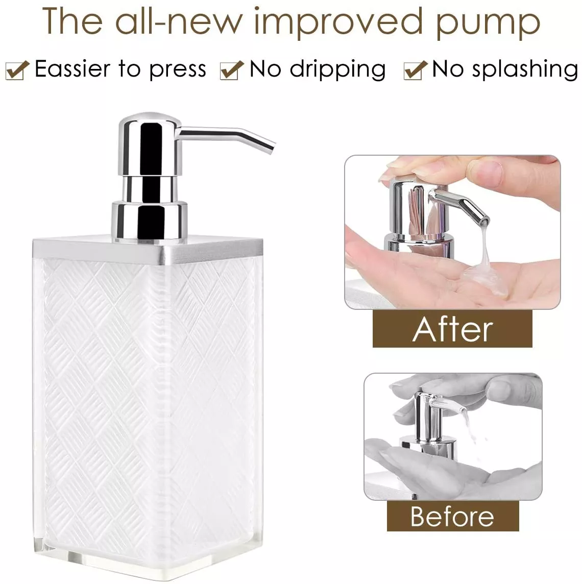 Kitchen Bathroom Soap Dispenser Set Manufacturer