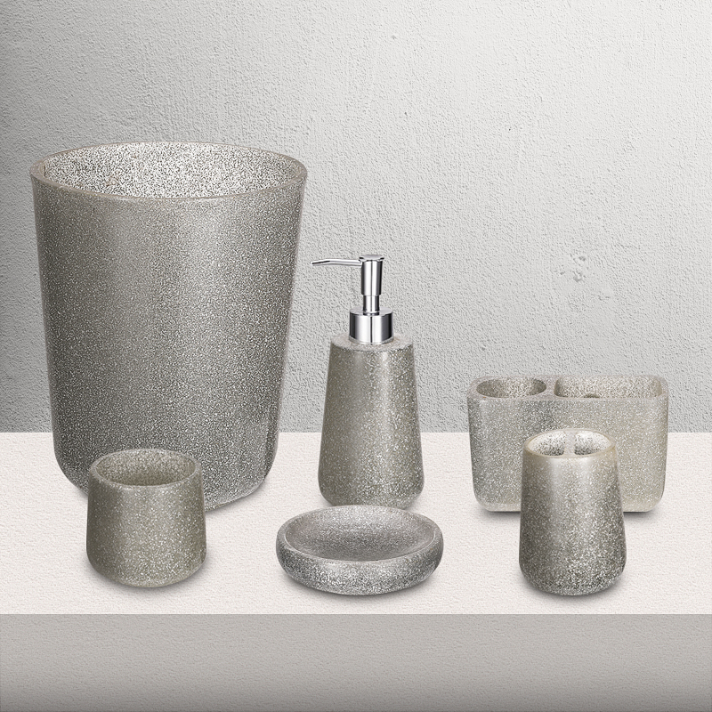 Flash Powder Resin Bathroom Organizer Manufacturer