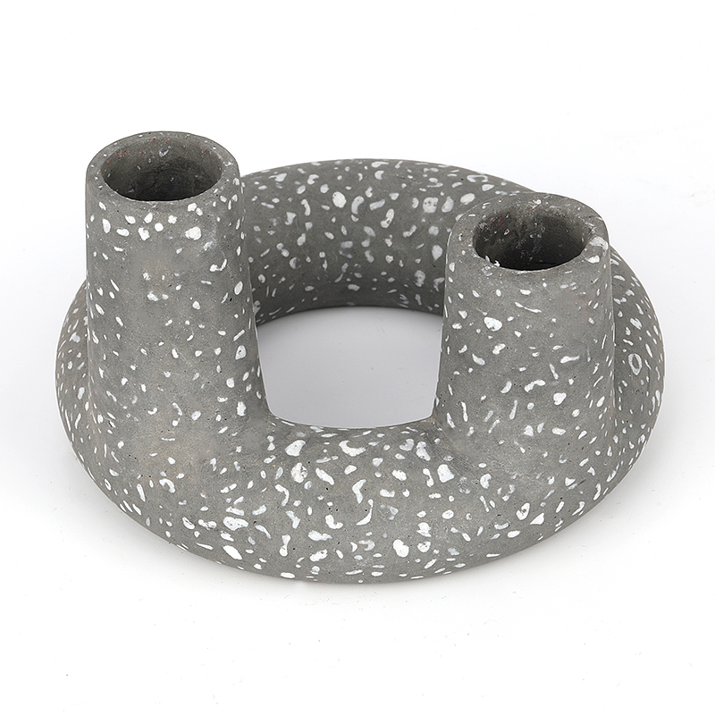 Two-hole Round Shape Candlestick Manufacturer