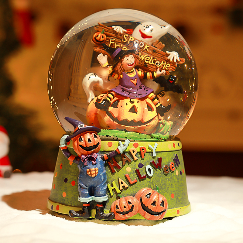 Witch Pumpkin Snow Globes Manufacturer
