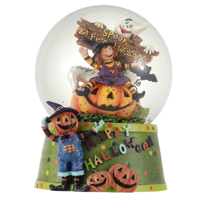 Witch Pumpkin Snow Globes Manufacturer