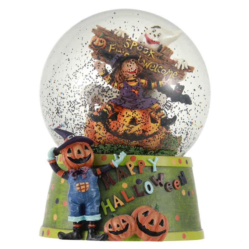 Witch Pumpkin Snow Globes Manufacturer