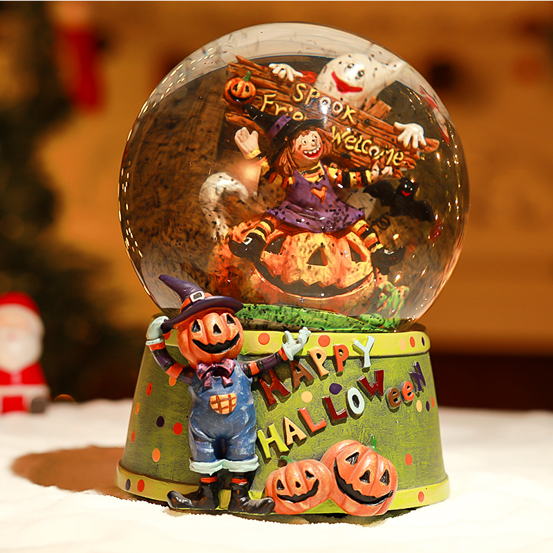 Witch Pumpkin Snow Globes Manufacturer