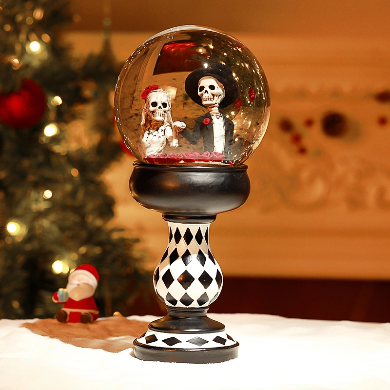 Skull Halloween Snow Globe Manufacturer